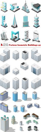 Vectors - Various Isometric Buildings 44