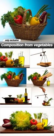 Composition from vegetables   7 UHQ JPEG