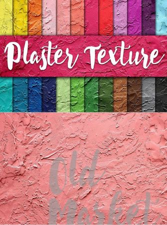 Designbundles   Plaster Texture Digital Paper 37521