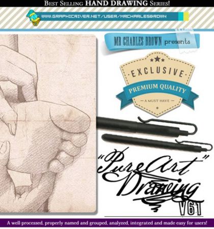 GraphicRiver - Pure Art Hand Drawing 61 - Archetypal Pencil