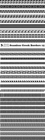 Vectors - Seamless Greek Borders 15