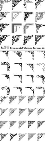 Vectors - Ornamental Vintage Corners 50