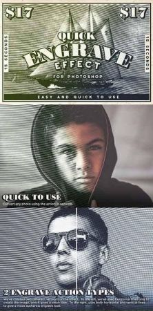 CreativeMarket - Quick Engrave - Engraver Effect