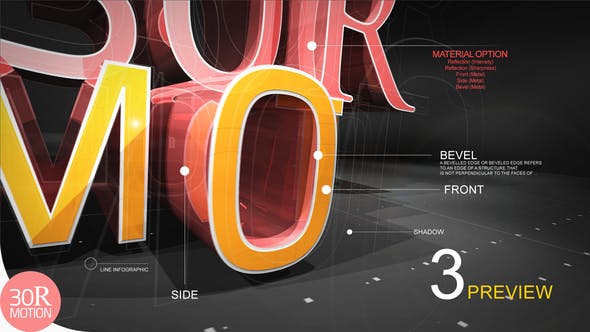 Videohive 3D Text Reveal 22757661