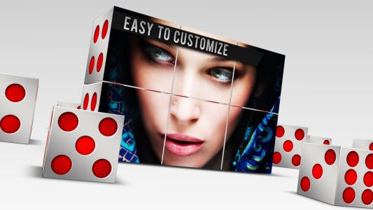 3D Dice Presentation - After Effects Template