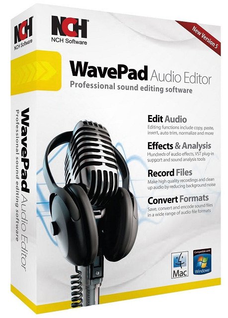 NCH WavePad Audio Editor 17.80 for ipod instal