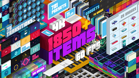 Videohive Big Pack of Elements  19888878