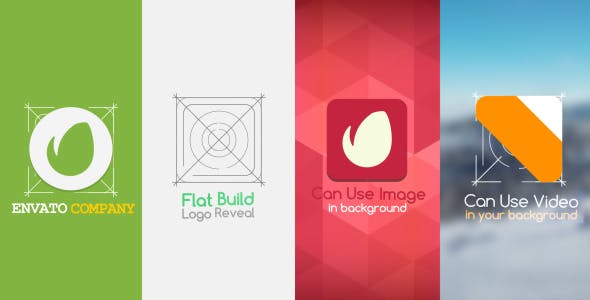 Videohive Flat Build Logo Reveal - After Effects Project