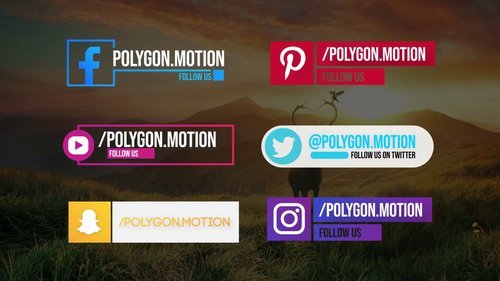 Social Media Lowerthirds Pack 218260 
