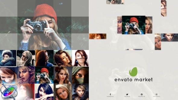 Videohive Minimal Multi Image Logo - After Effects Template
