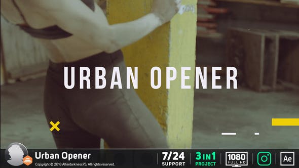 Videohive Urban Opener - After Effects Project