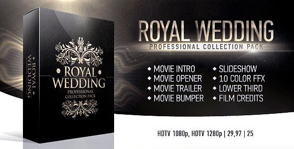 Videohive Royal Wedding Package - After Effects Template