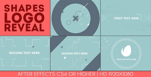 Videohive Shapes Logo Reveal 6767424 - After Effects Project
