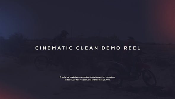 Videohive Cinematic Demo Reel 18671140 - After Effects Project