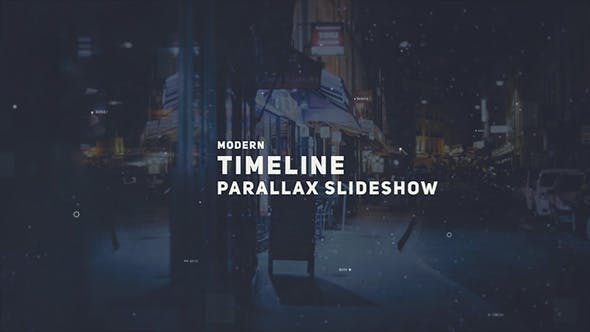 Videohive Parallax Timeline Slideshow 20586577 - After Effects Template