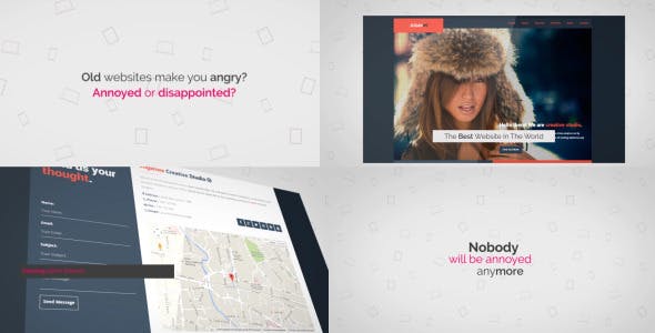 Videohive Corporate Kinetic Website Trailer/Presentation - After Effects Project