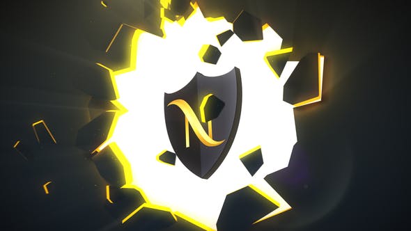 Videohive Broken Wall Logo Reveal - After Effects Template