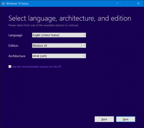 Windows 10 - Media Creation Tool - Version 22H2   2022 Update