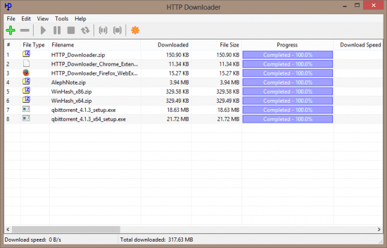 Portable HTTP Downloader 1.0.2