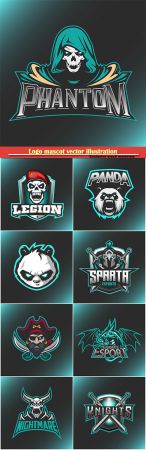 Logo mascot vector illustration