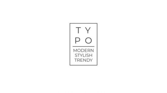 Elegant Black &amp; White Typo 219141