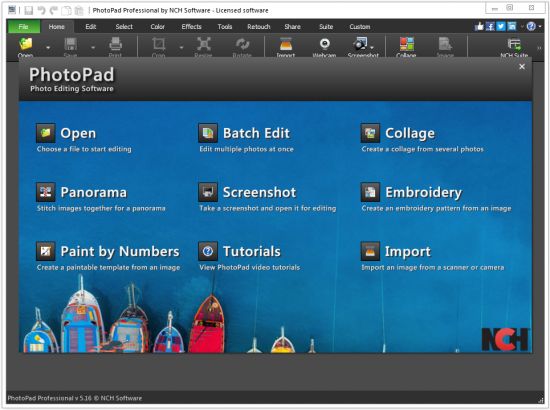 NCH PhotoPad Image Editor 11.59 free download