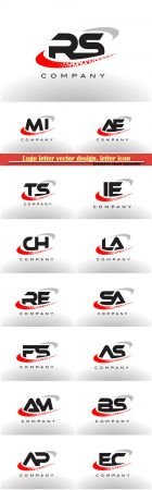 Logo letter vector design, letter icon # 15