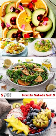Photos   Fruits Salads Set 8