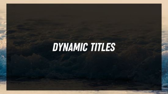 Dynamic Titles 219080