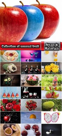Collection of unusual fruit apple berry mulberry juice chocolate banana watermelon 25 HQ Jpeg