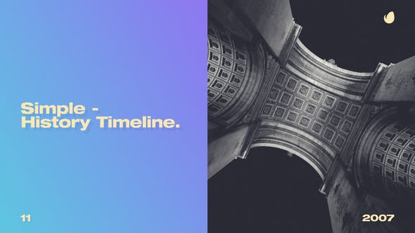 Videohive Simple History Timeline 22101911 - After Effects Project