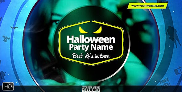 Videohive Halloween After Party 13316974  - After Effects Project