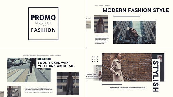 Videohive Stylish Fashion Promo 18464451 - After Effects Project