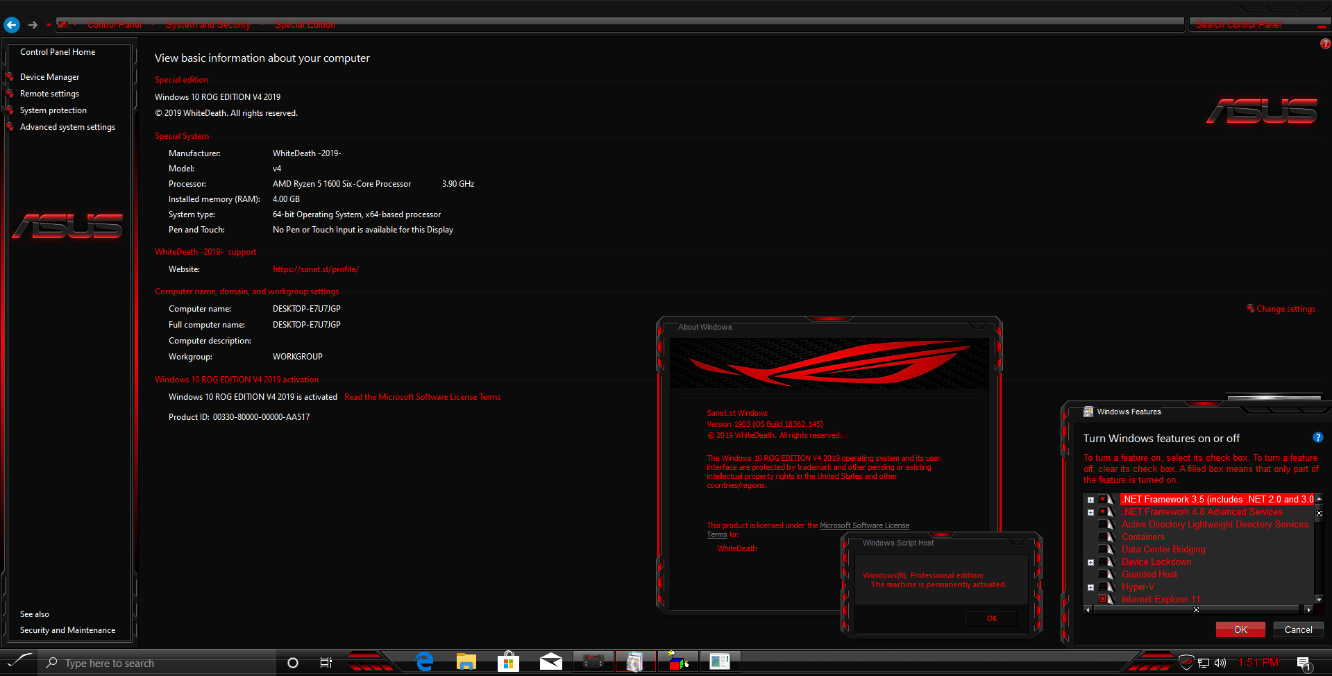 Windows 10 Rog Edition V4 X64 Permantly Activated 2019 Softarchive
