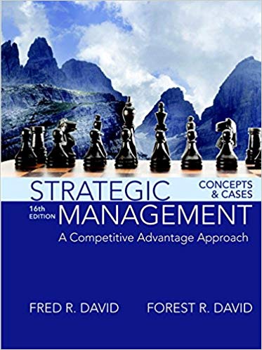 Strategic Management: A Competitive Advantage Approach, Concepts and Cases vol 16