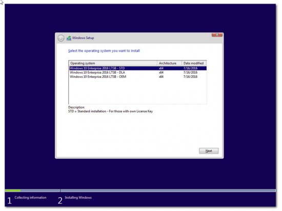 Windows 10 Enterprise 2016 LTSB X64 en-US OEM JUNE 2019