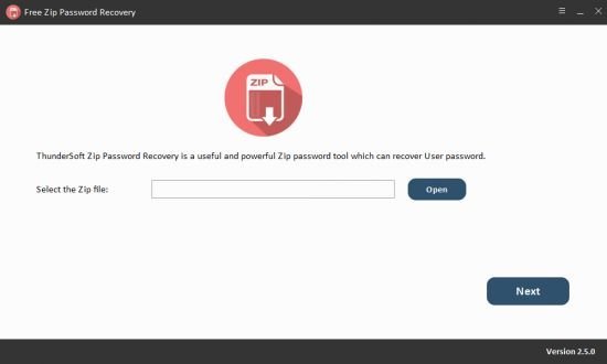 ThunderSoft ZIP Password Recovery 2.5.0 Multilingual