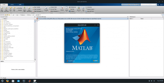 MathWorks MATLAB R2019a v9.6.0.1135713 (x64) Linux