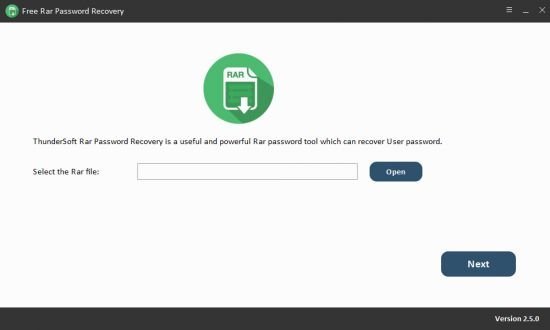 ThunderSoft Free RAR Password Recovery 2.5.0 Multilingual