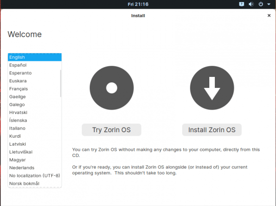 Zorin OS 15 Ultimate (x64) Multilanguage