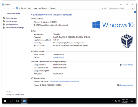 Windows 10 Enterprise 2016 LTSB X64 en-US OEM JUNE 2019