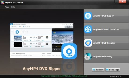 AnyMP4 DVD Toolkit 6.0.70 Multilingual