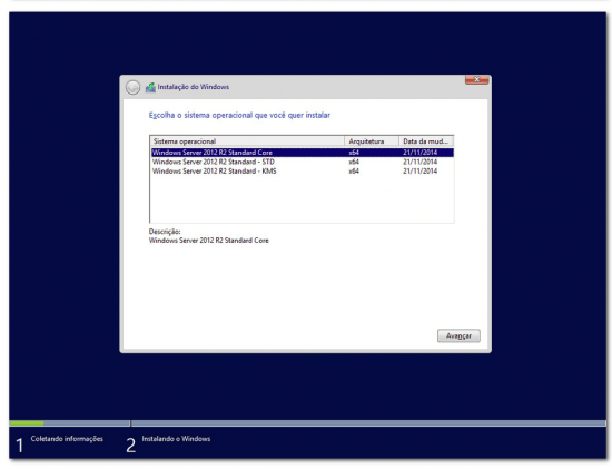 Windows Server 2012 R2 Standard VL ESD pt-BR JUNE 2019