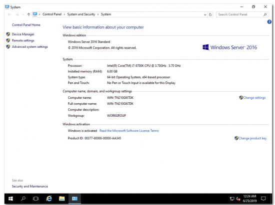 Windows Server 2016 Standard 3in1 ESD en-US JUNE 2019