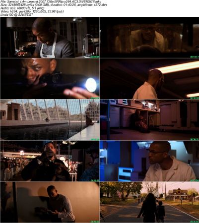 I Am Legend 2007 720p BRRip x264 AC3 DiVERSiTY