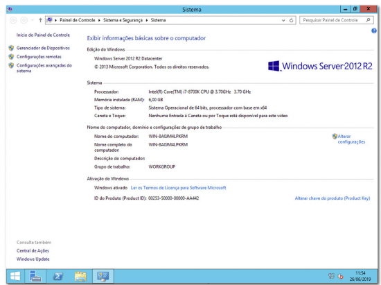 Windows Server 2012 R2 Datacenter VL ESD en-US JUNE 2019