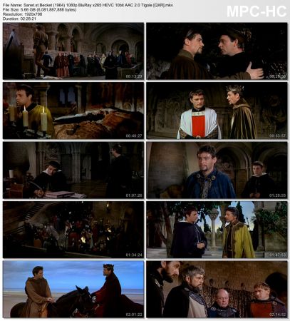 Becket 1964 1080p BluRay x265 HEVC 10bit AAC 2.0 Tigole QXR