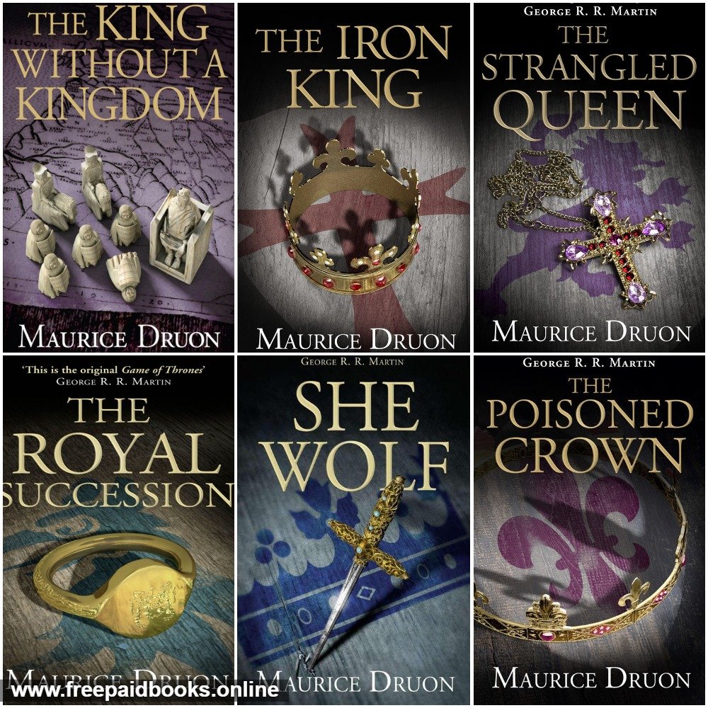 The Accursed Kings Series by Maurice Druon