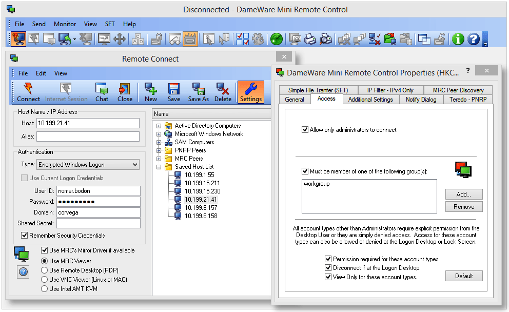 DameWare Mini Remote Control 12.3.0.42 for ios download