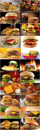 Cheeseburger fast food hamburger sandwich 25 HQ Jpeg